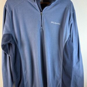 Columbia Light Blue Fleece Pullover